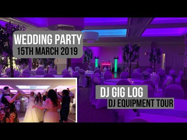 DJ Gig Log: Wedding Party with DJ Equipment Tour DJ Setup and Real Wedding Dancing