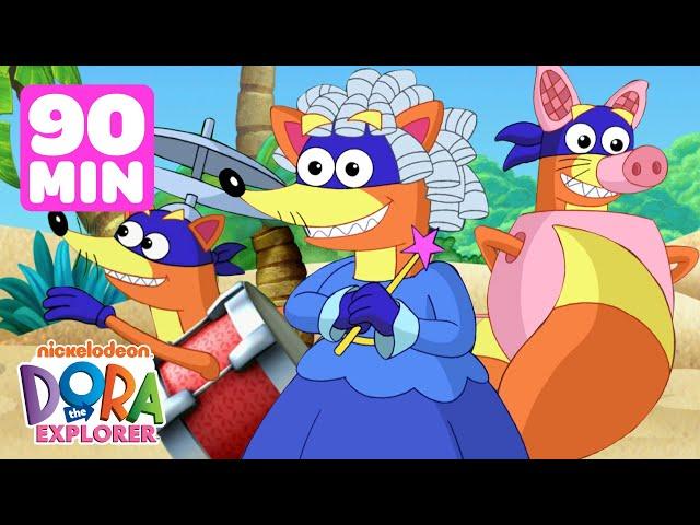 Swiper's Halloween Costumes in Dora the Explorer!  90 Minutes | Dora & Friends