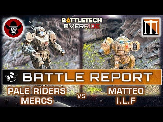 Hinterlands Campaign! Mercenaries vs Insurgents | BattleTech Override Battle Report