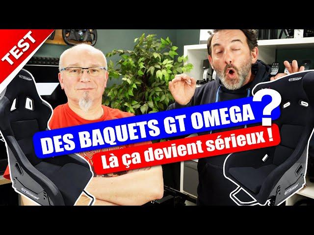 Test des sièges baquets CHASE et INERTIA de GT Omega