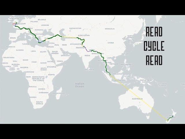 Cycling around the World - 1 second everyday