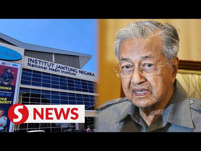 Dr Mahathir hospitalised at IJN over cough