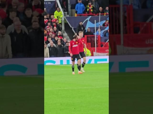 Højlund's first goal vs Galatasaray #mufc #højlund