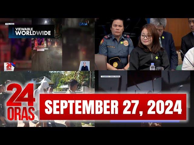 24 Oras Express: September 27, 2024 [HD]