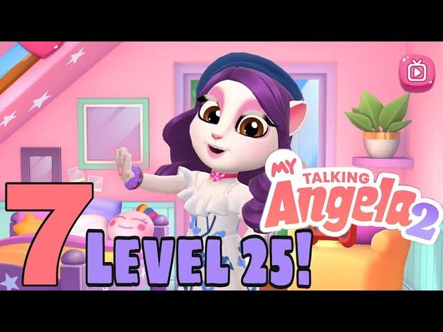 MY TALKING ANGELA 2 - Gameplay Walkthrough Part 7 Android APK / iOS - New Dance / Level 25