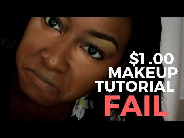 1 Dollar Makeup Tutorial FAIL |  KELLSTER