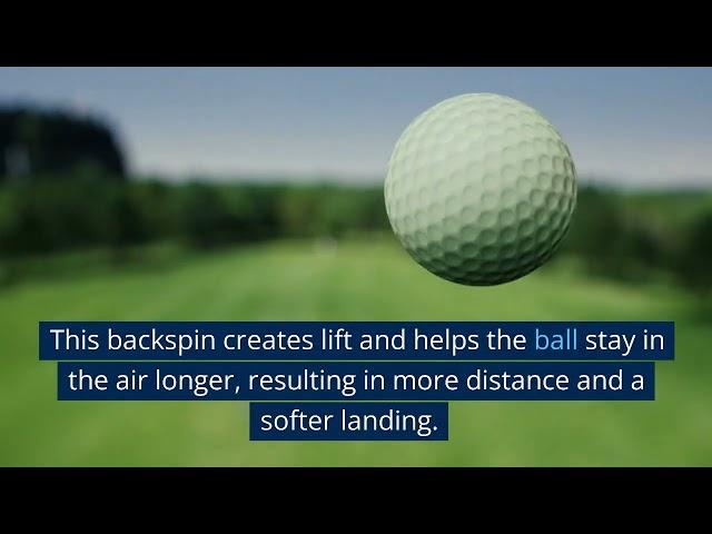 Why does spin rate matter in golf?