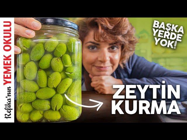 Tüm Püf Noktalarıyla Yeşil Zeytin Nasıl Kurulur 🫒 Kırma, Çizme, Tatlandırma, Salamura ve TAM TARİF