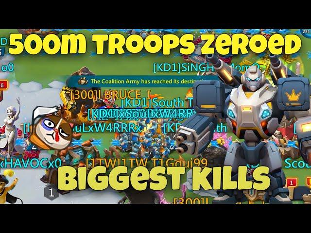 Lords Mobile - HOW TO GET 500M KILLS IN A FEW MINUTES. BIGGEST TROOPS ZEROED IN THE GAME