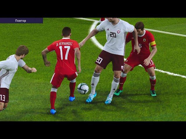 Гибралтар - Латвия  | PES 2021 Gameplay