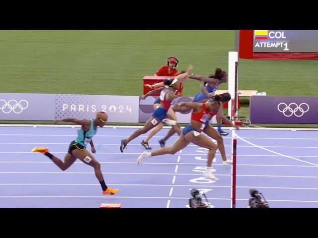 Masai Russell Debut Gold Medal on Women's 100m Hurdles, Samba-Mayela & Jasmine Camacho Olympic 2024