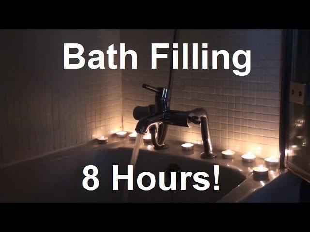 Bath Filling - 8 Hours - For ASMR / Relaxation / Sleep Sounds