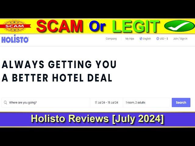 Holisto Reviews (July 2024) This Hotel Website Legit or Scam?| Product Review