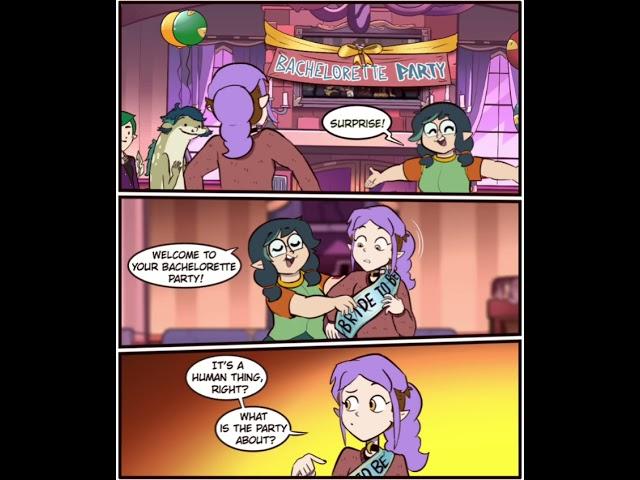 Bachelorette Party| The Owl House Comic #comic #owlhousecomic #toh #amity #willow #vee #emira