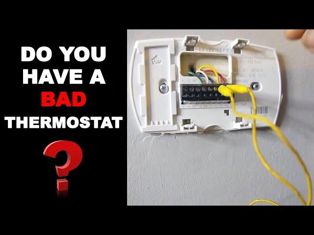 How to Tell if Your Home Thermostat is Bad - Bypass it and Find Out