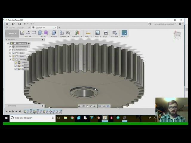 Fusion 360 Gear tutorial part #1