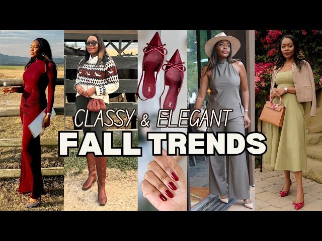 Styling The BEST Classy & Elegant FALL 2024 Fashion Trends