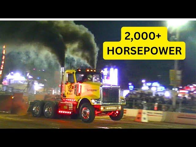 Grange Fair Truck Pull 2024 - Modified Semi's 2,000+ Horsepower