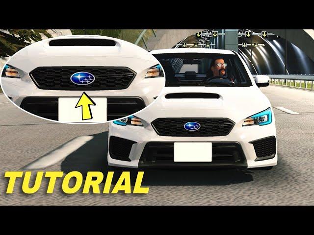 How to Make a Subaru Logo in Car Parking Multiplayer