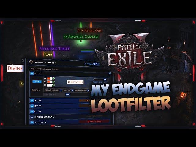 [PATH OF EXILE 2] – MY LOOTFILTER FOR POE 2 ENDGAME – FILTERBLADE NOW LIVE!