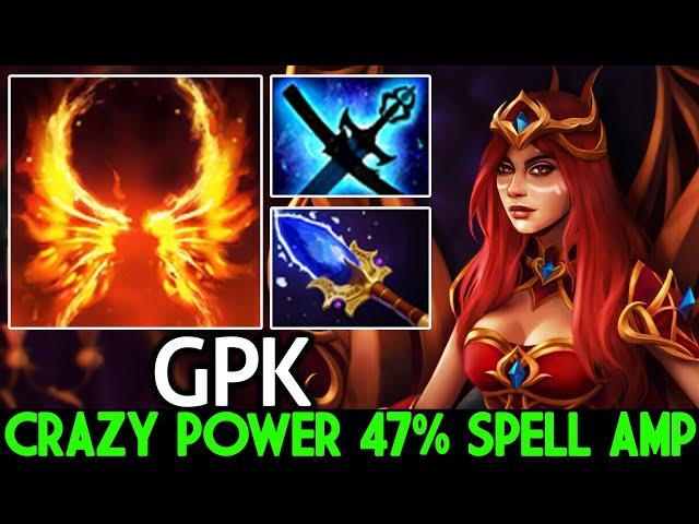 GPK [Lina] Crazy Power Scepter 47% Spell Amp Dota 2