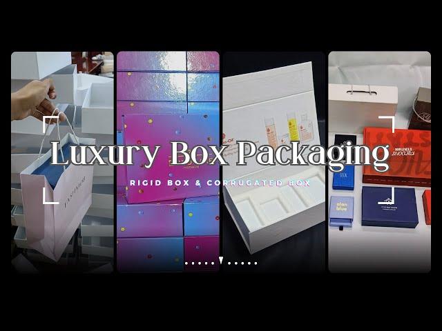 Luxury Box Packaging / Amazing Collection / Magnetic Box / Myanmar Packaging / Customized Printing