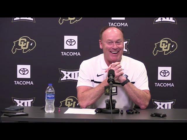 Colorado Football Weekly Press Conference