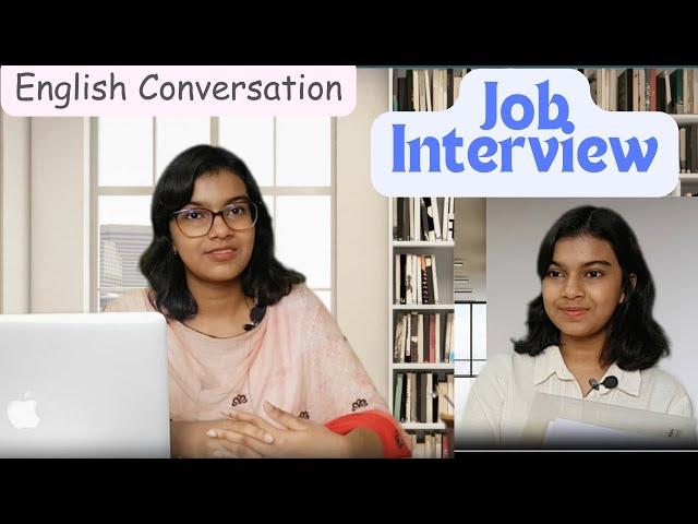 English Conversation : Job Interview | Improve your English | Adrija Biswas