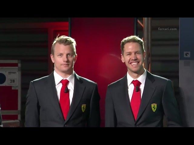 Sebastian Vettel answers fan questions at the Ferrari SF16-H launch