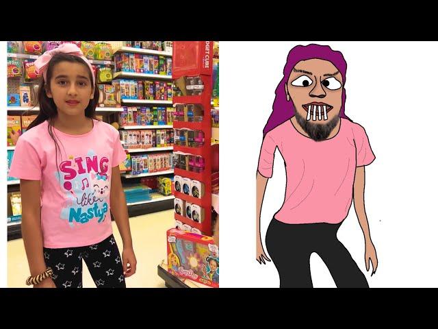 Nastya and Eva Funny Drawing Meme - Nastya and Eva learn Safety Rule funny drawing meme