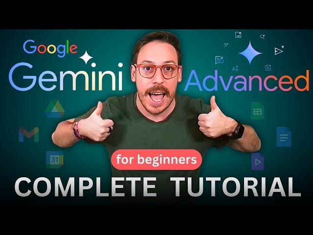 Google Gemini Advanced Tutorial: How to Use & Integrate with Google Workspace in Under 14 Min!