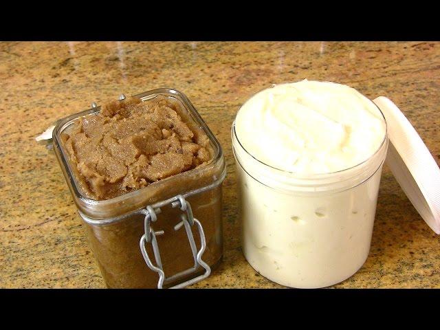 Homemade DIY Whipped Shea Butter and DIY Sugar Scrub Recipes | Cooking With Carolyn