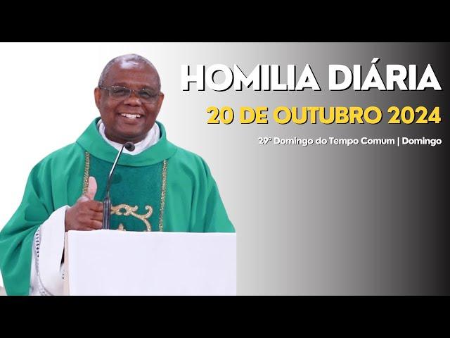 HOMILIA DIÁRIA - 29º Domingo do Tempo Comum | Domingo