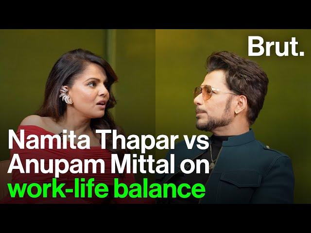 Namita Thapar vs. Anupam Mittal on work-life balance