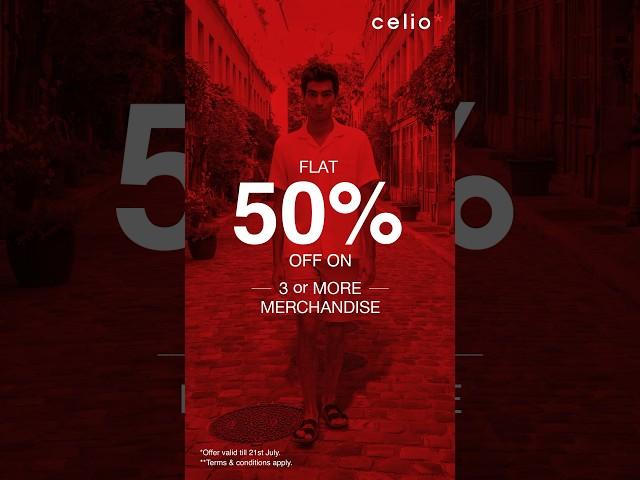 Shop till you drop at Celio’s End of Season Sale! #EndOfSeasonSale #MensFashion #Sale #EOSS #Celio