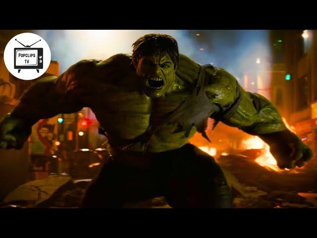 The Incredible Hulk (2008) - Hulk vs Abomination final fight (part 1)-[4k]