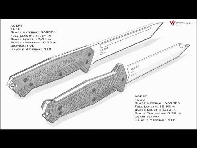 Steel Will Adept 1000 and Adept 1010