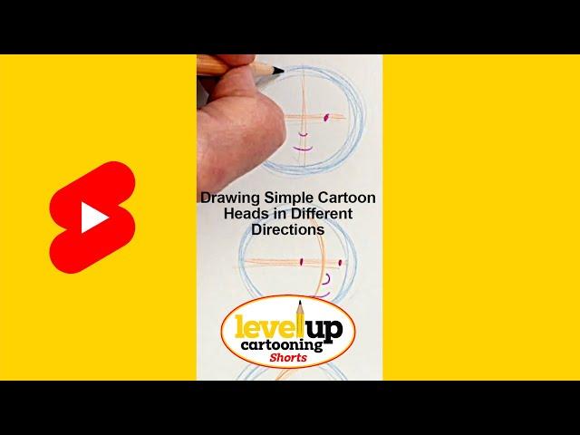 Quick Tip to Draw Cartoon Heads in Different angles