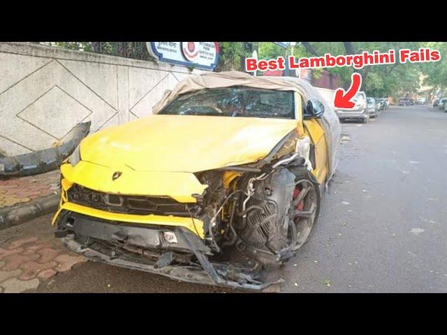 Expensive LAMBORGHINI Fails and Crashes 2025