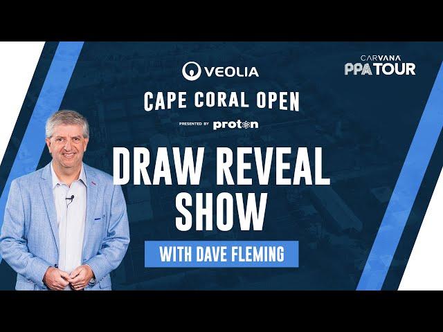 The Veolia Cape Coral Open Draw Reveal Show Presented by Ensure