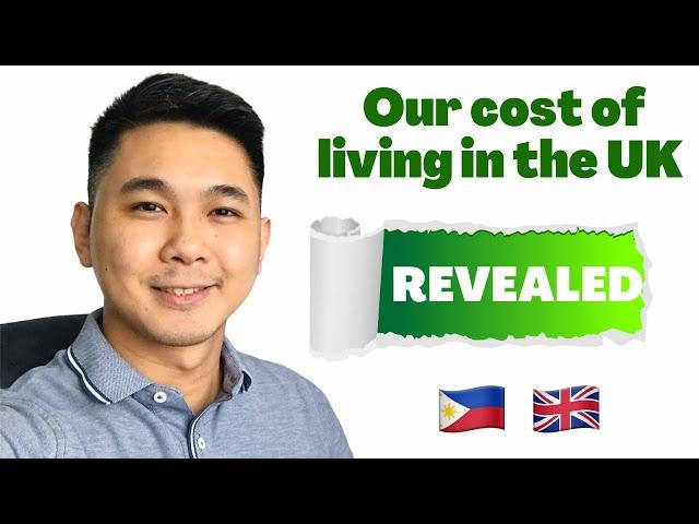 COST OF LIVING IN THE UK | LIVING EXPENSES | Filipino in the UK