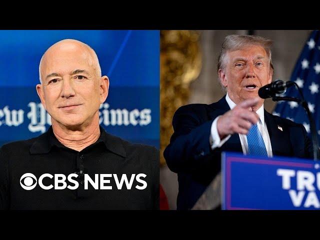 Jeff Bezos meeting with Trump at Mar-a-Lago