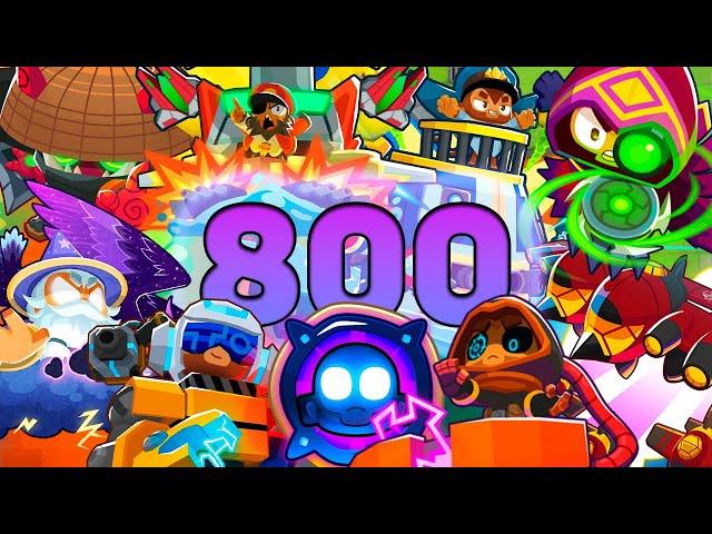 Создал 8 Парагонов 100-й СТЕПЕНИ за одну игру!! | Bloons TD 6 | Новая тактика создания ПАРАГОНОВ!