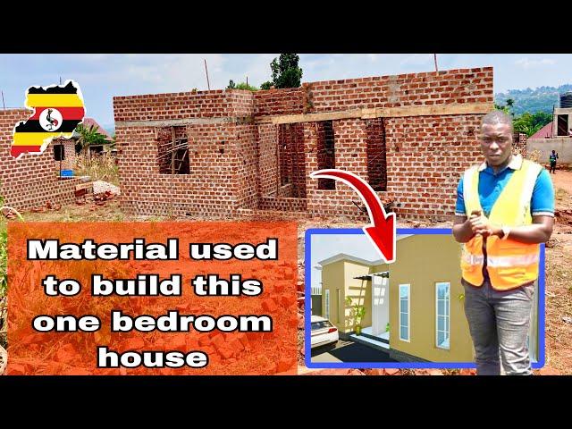 Material used to build this 1 bedroom house in Uganda