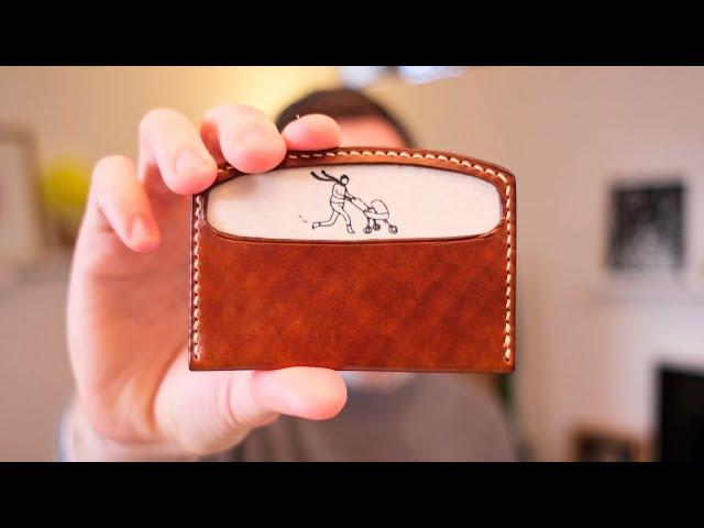 Make a stylized 2 slot card holder with lining - full build guide