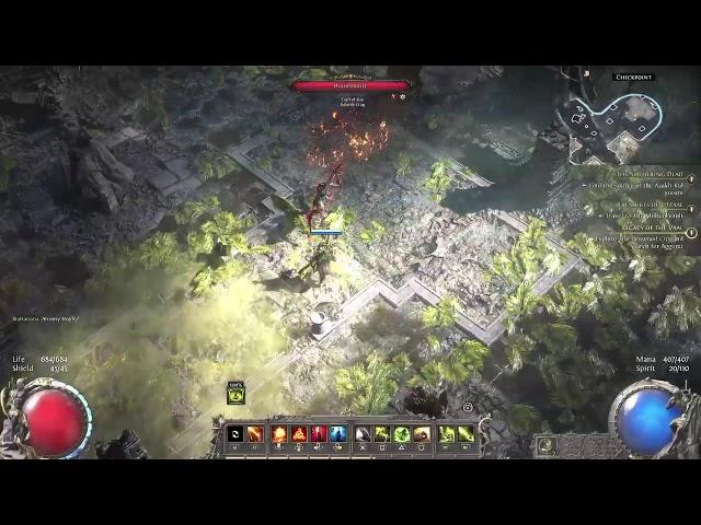 Poison Pathfinder Fire Sorceress Build POE2