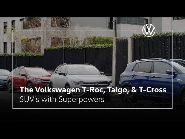 2023 Volkswagen T-Roc, Taigo and T-Cross | SUVs with Superpowers​