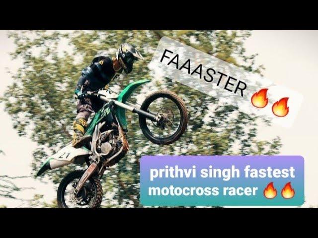 prithvi singh dhillon  motocross racer  fastest timing at ludhiyana dirt park overall winner 