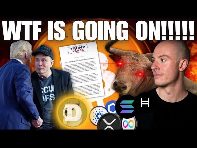 WTF Is Going On!! Trumps Announcement D.O.G.E Government Agency With Elon!! Coinbase News!! HBAR ETF