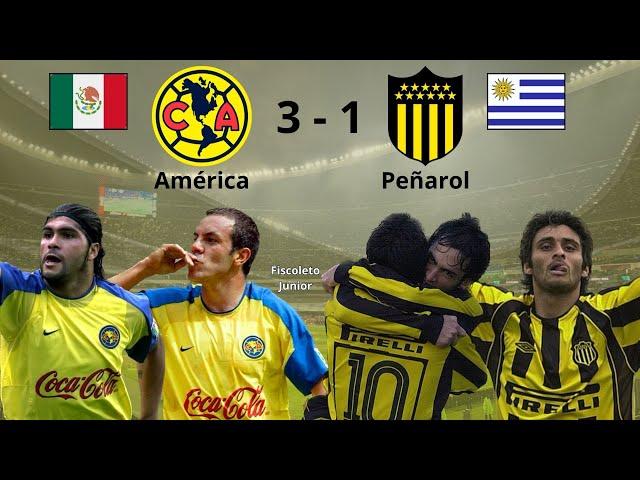 América 3 - 1 Peñarol | Copa Libertadores 2004 | Fase de grupos | Resumen completo.